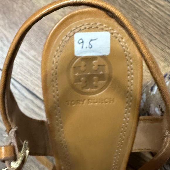 Tory Burch cork wedges size 9 1/2 - Picture 6 of 8